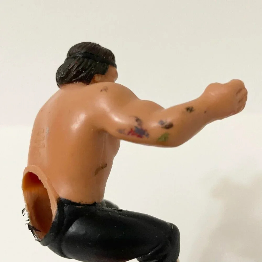 Vtg 1986 WWF LJN Wrestling Superstars Ricky The Dragon Steamboat Thumb Wrestler - Picture 6 of 14